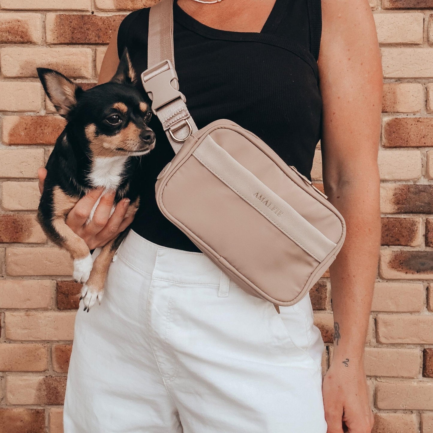 Dog Owner Gift - Dog Walking Hydration Set - Coastal Beige