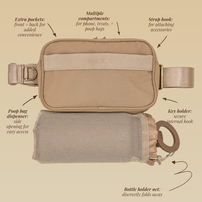 Dog Walking Hydration Set - Coastal Beige