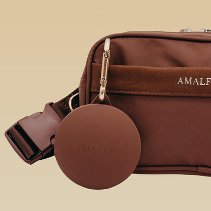 Silicone Dog Treat Pouch - Espresso Brown