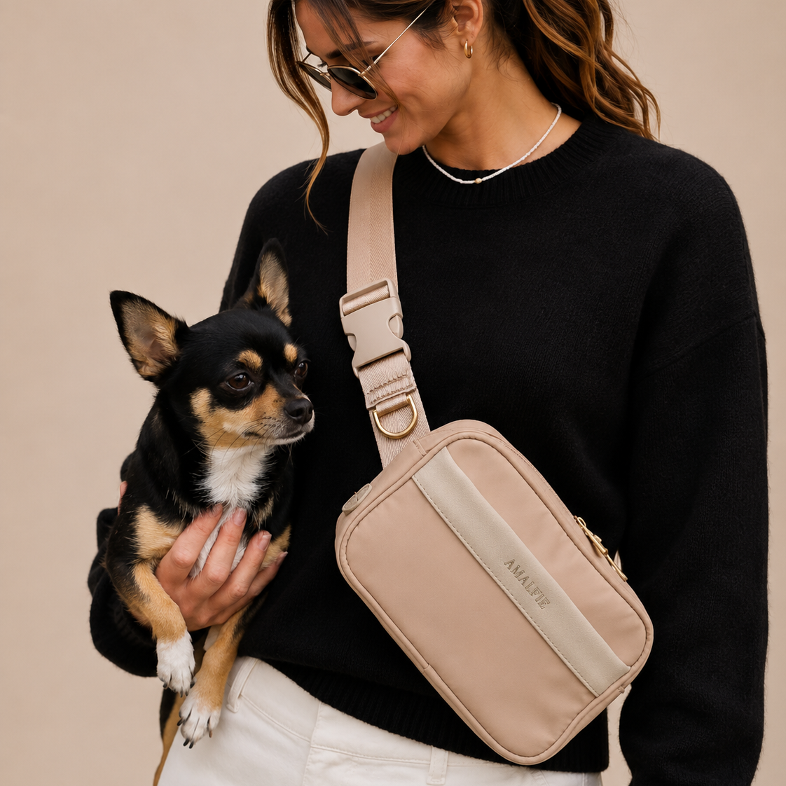 Dog Walking Bag - Coastal Beige