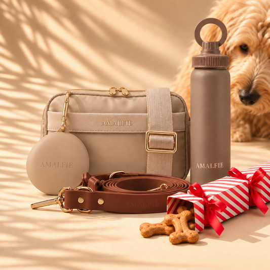 Dog Owner Gift - The Ultimate Walking Set - Coastal Beige