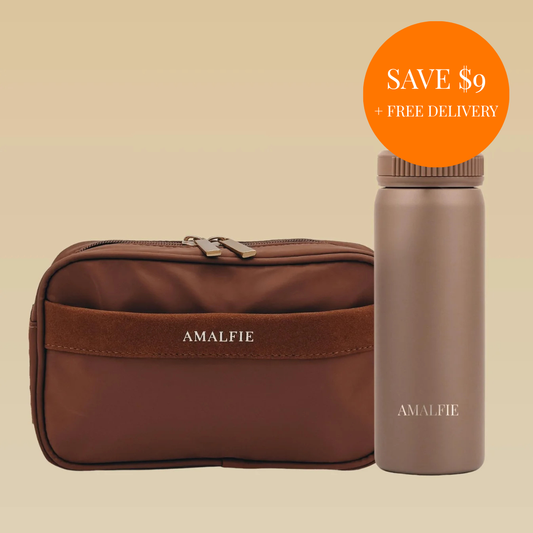 Dog Walking Hydration Set - Espresso Brown