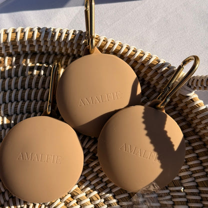 Silicone Dog Treat Pouch - Coastal Beige