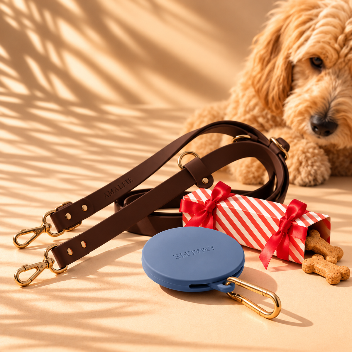 AMALFIE Christmas Walk Gift with Positano Blue treat pouch